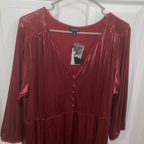 NWT Torrid Red Dress 1X - Picture 9 of 10